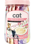 Grain‑Free Soft Cat Chews – Salmon & Chicken Flavor, Rich in Omega‑3