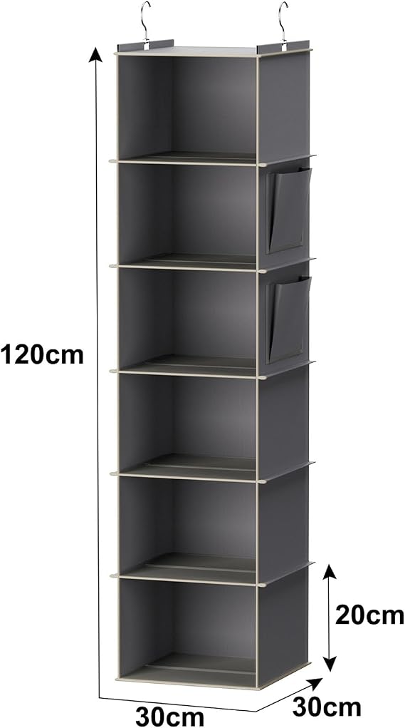 Multi-Functional Closet Organizer Foldable Storage Box Wardrobe Dividers Clothing Storage System for Bedroom Closet Organization (Reinforced Version)